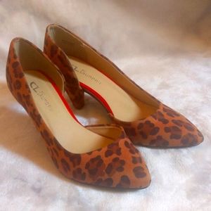 Cheetah Print 3 1/2 Inch High Heels